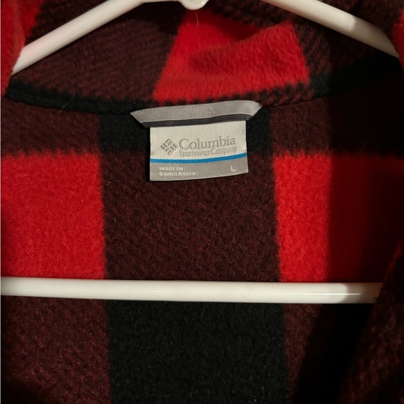 Buffalo plaid Columbia fleece - Picture 2 of 2